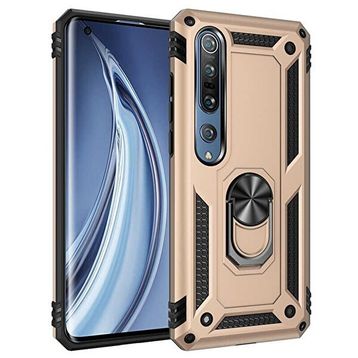 Gpack Gold Xiaomi Mi 10T Crash Tank Koruma Full Ekran Koruyucu Nano Cep Telefon Kılıfı