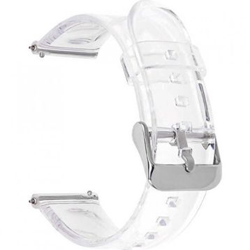 Gpack Havit Watch M9030 Pro KRD 13 Renksiz Metal Tokalı Şeffaf Silikon Kordon