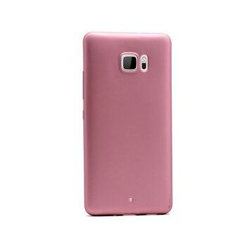 Gpack HTC U Ultra Premier Silikon Esnek Mat Kırmızı Kılıf