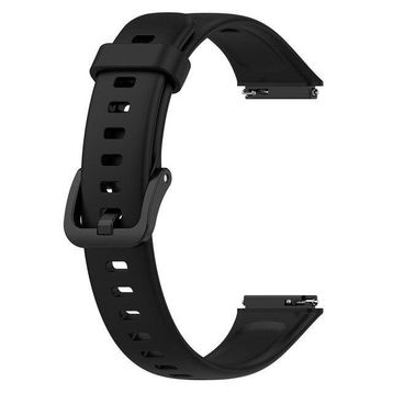 Gpack Huawei Band 7 Mat Klasik Silikon KRD 11 Siyah Kordon