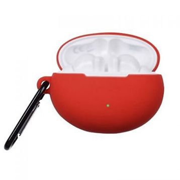 Gpack Huawei FreeBuds 4i Mat Kancalı Silikon Sf10 Kırmızı Kılıf