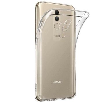 Gpack Huawei Mate 20 Lite Kamera Korumalı Şeffaf Silikon Şeffaf Kılıf