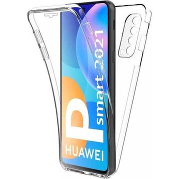 Gpack Huawei P Smart 2021 Ön Arka Şeffaf Silikon Koruma Kılıf