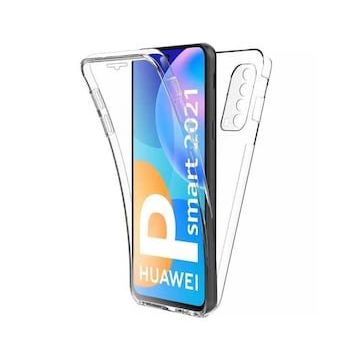 Gpack Huawei P Smart 2021 Ön Arka Şeffaf Silikon Koruma Kılıf