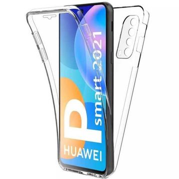 Gpack Huawei P Smart 2021 Ön Arka Şeffaf Silikon Koruma Kılıf