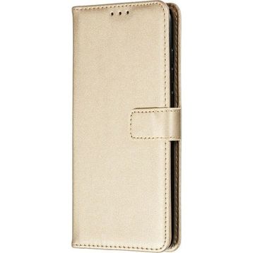 Gpack Huawei P20 Lite Delüx Cüzdan Kartvizitli Gold Kılıf
