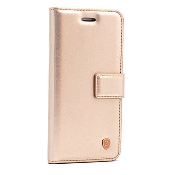 Gpack Huawei P20 Lite Delüx Cüzdan Kartvizitli Gold Kılıf