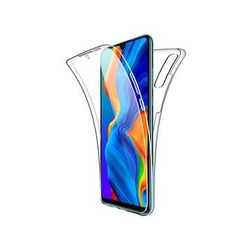 Gpack Huawei P30 Ön Arka Koruma Şeffaf Silikon Kılıf