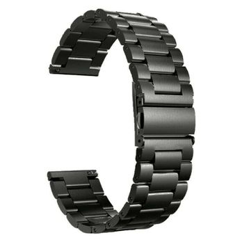 Gpack Huawei Watch 3 Active Metal Sıralı KRD 04 Siyah Kordon
