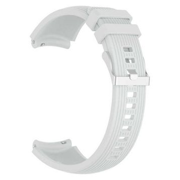 Gpack Huawei Watch Gt 3 Active 46 mm Silikon Kancalı Ayarlanabilir Krd 18 Beyaz Kordon