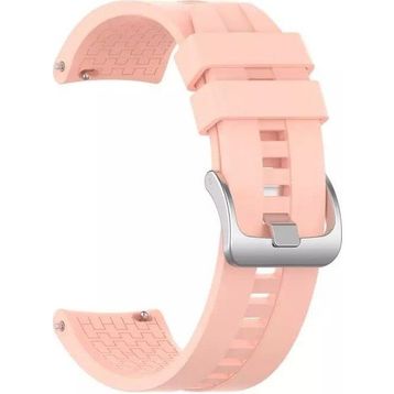 Gpack Huawei Watch GT 3 Classic 46 mm Silikon Kancalı KRD 23 Kırmızı Kordon