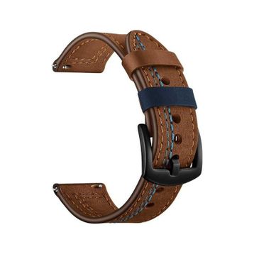 Gpack KRD-19 Amazfit GTR 3 Pro Nubuk Deri Görünüm Dikişli Silikon Kordon