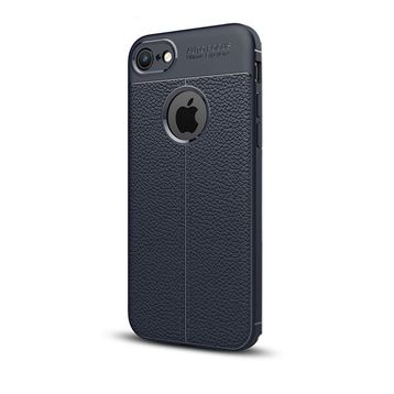 Gpack MHR2589360902 Apple Iphone 7 Niss Deri Görünümlü Arka Koruma Nano Glass Silikon Cep Telefonu Kılıf
