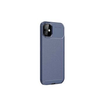 Gpack MHR2876643223 Apple Iphone 11 Negro Karbon Dizayn Silikon Cep Telefonu Kılıf