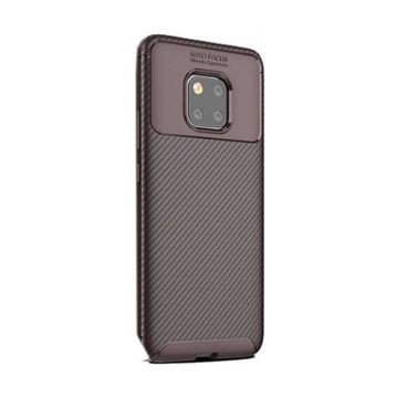 Gpack MHR3262406131 Huawei Mate 20 Pro Negro Karbon Dizayn Silikon Cep Telefonu Kılıf