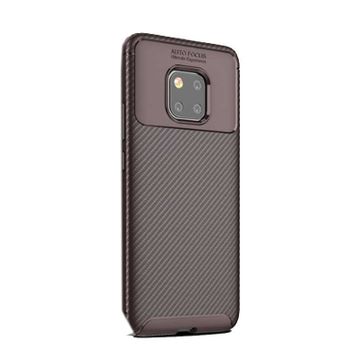 Gpack MHR3262406131 Huawei Mate 20 Pro Negro Karbon Dizayn Silikon Cep Telefonu Kılıf