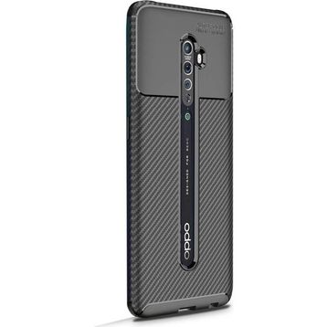 Gpack Oppo Reno Negro Karbon Dizayn Silikon Kılıf
