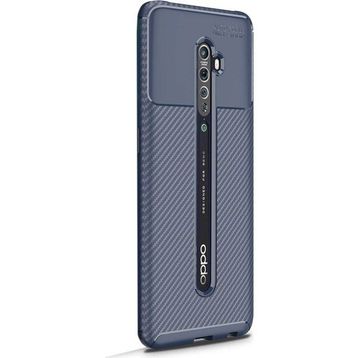 Gpack Oppo Reno Negro Karbon Dizayn Silikon Kılıf