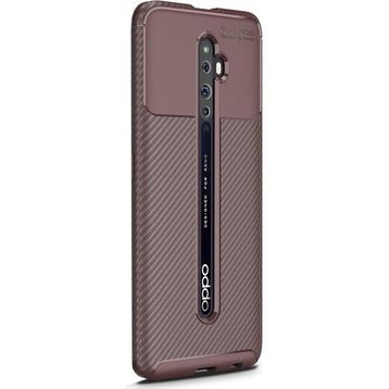 Gpack Oppo Reno Negro Karbon Dizayn Silikon Kılıf