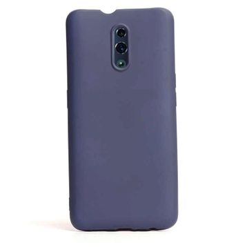 Gpack Oppo Reno Premier Esnek Arka Koruma Lacivert Silikon Kılıf