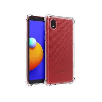Gpack Samsung Galaxy A01 Core Antishock Ultra Koruma Sert Kapak Şeffaf Kılıf