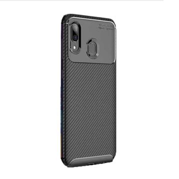 Gpack Samsung Galaxy A10s Negro Karbon Dizayn Siyah Silikon Kılıf