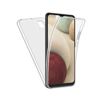 Gpack Samsung Galaxy A12 Ön Arka Şeffaf Silikon Koruma Şeffaf Kılıf