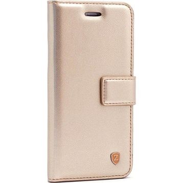 Gpack Samsung Galaxy A3 2016 Kopçalı Standlı Delüx Cüzdan Gold Kılıf