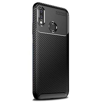 Gpack Samsung Galaxy A30 Negro Karbon Dizayn Siyah Silikon Kılıf