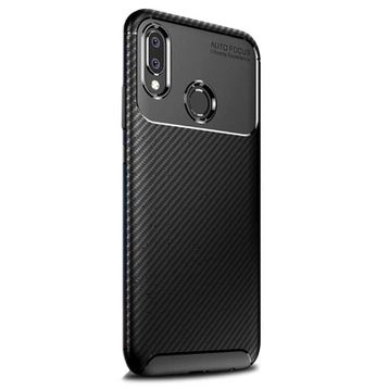 Gpack Samsung Galaxy A30 Negro Karbon Dizayn Siyah Silikon Kılıf