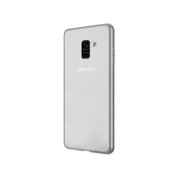 Gpack Samsung Galaxy A8 Plus 2018 0.2 mm Mavi Silikon Kılıf