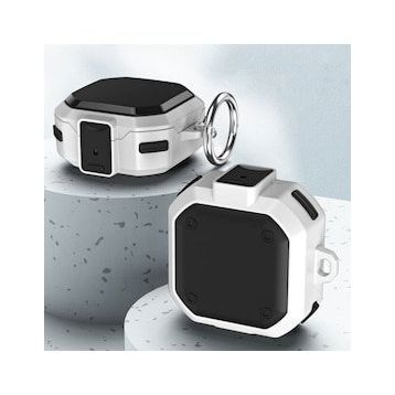 Gpack Samsung Galaxy Buds 2 Pro Tank Klipsli Çift Renk Koruma SF11 Beyaz Kılıf