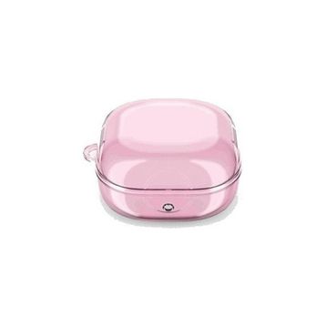 Gpack Samsung Galaxy Buds FE Transparan Kancalı Silikon SF14 Pembe Kılıf