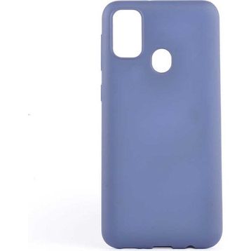 Gpack Samsung Galaxy M31 Premier Silikon Esnek Koruma Lacivert Kılıf
