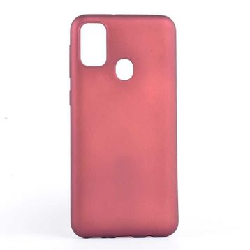 Gpack Samsung Galaxy M31 Premier Silikon Esnek Koruma Mürdüm Kılıf
