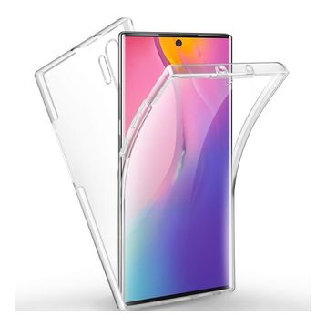 Gpack Samsung Galaxy Note 10 Ön Arka KorumaŞeffaf Şeffaf Silikon Kılıf