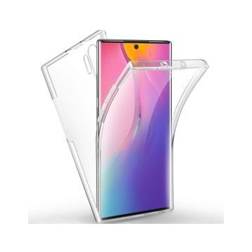 Gpack Samsung Galaxy Note 10 Ön Arka KorumaŞeffaf Şeffaf Silikon Kılıf