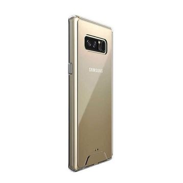 Gpack Samsung Galaxy Note 8 Gard Nitro Şeffaf Sert Şeffaf Silikon Kılıf
