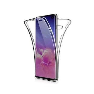 Gpack Samsung Galaxy S10 Plus Ön Arka Şeffaf Koruma Şeffaf Silikon Kılıf