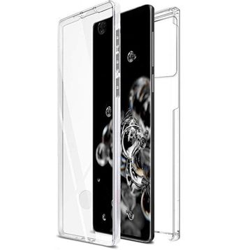 Gpack Samsung Galaxy S20+ Plus Ön Arka Silikon Koruma Şeffaf Kılıf