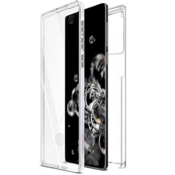 Gpack Samsung Galaxy S20+ Plus Ön Arka Silikon Koruma Şeffaf Kılıf