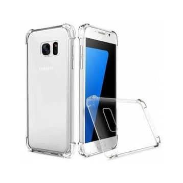 Gpack Samsung Galaxy S7 Edge 0.2 mm Silikon Şeffaf Kılıf