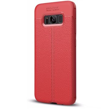 Gpack Samsung Galaxy S8 Plus Niss Tarz Silikon Kırmızı Arka Kapak