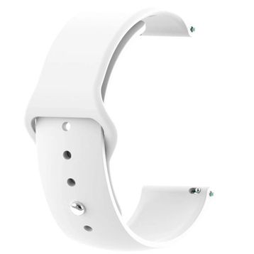 Gpack Samsung Galaxy Watch 3 45 mm Mat Düz Renkli Silikon Turkuaz Kordon