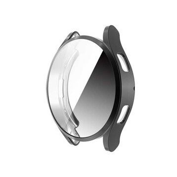 Gpack Samsung Galaxy Watch 4 44 mm Önü Kapalı Renkli Silikon Bronz Kordon