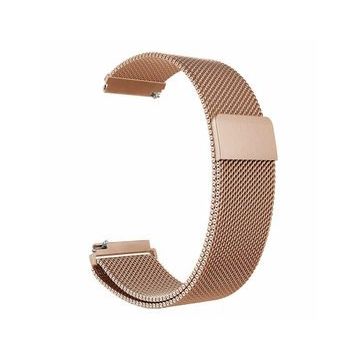 Gpack Samsung Gear S3 22 mm Hasır Metal Örgü Tasarım Gümüş Kordon