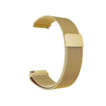 Gpack Samsung Gear S3 22 mm Hasır Metal Örgü Tasarım Gümüş Kordon