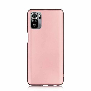 Gpack Xiaomi Redmi Note 10 Korumalı Premier Mat Silikon Bronz Kılıf