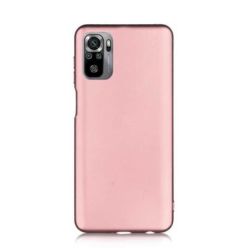Gpack Xiaomi Redmi Note 10 Korumalı Premier Mat Silikon Bronz Kılıf