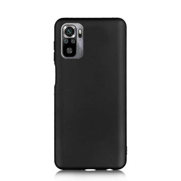 Gpack Xiaomi Redmi Note 10S Korumalı Premier Mat Silikon Siyah Kılıf